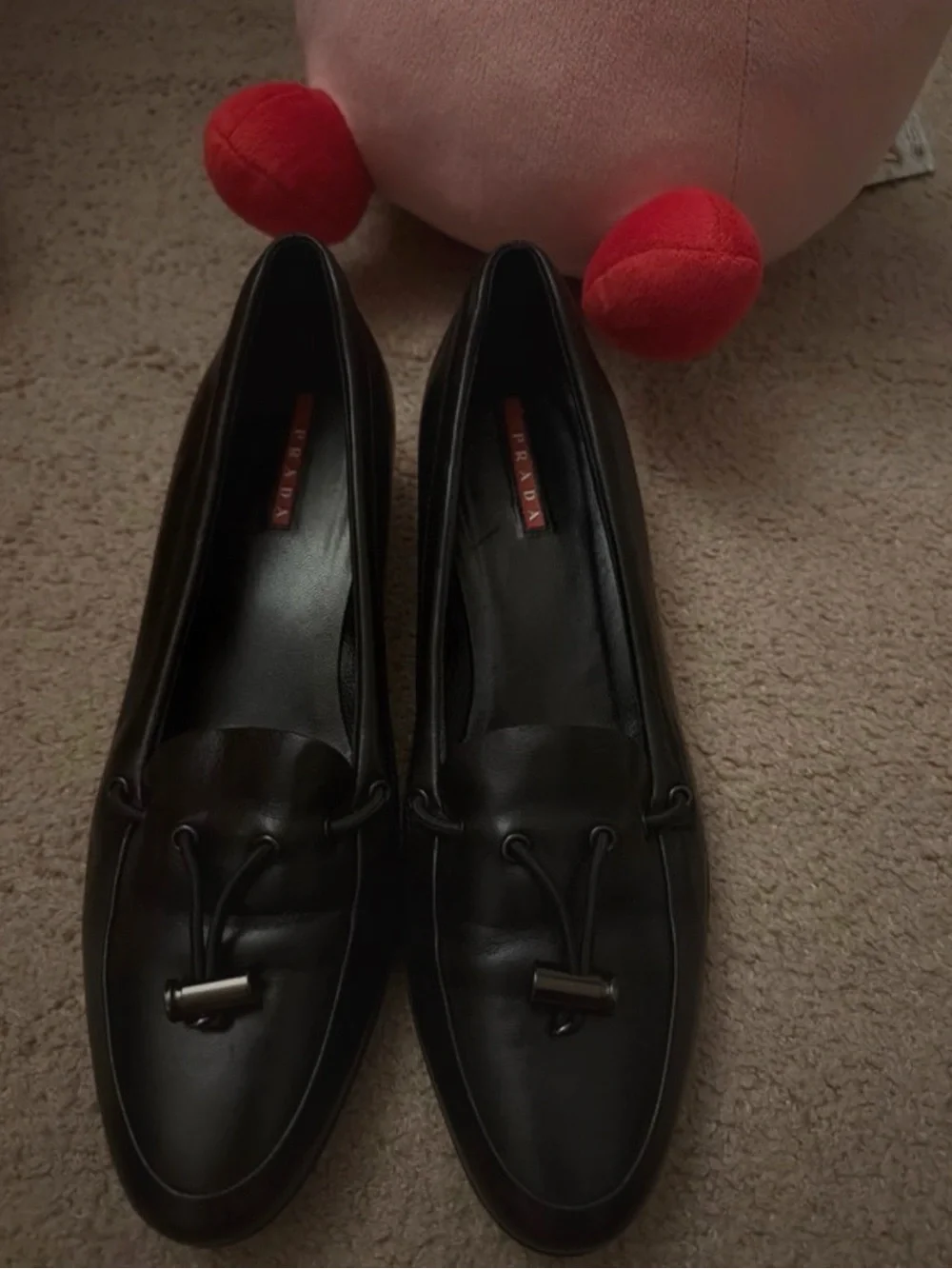 90s corporate siren authentic prada loafer heels
